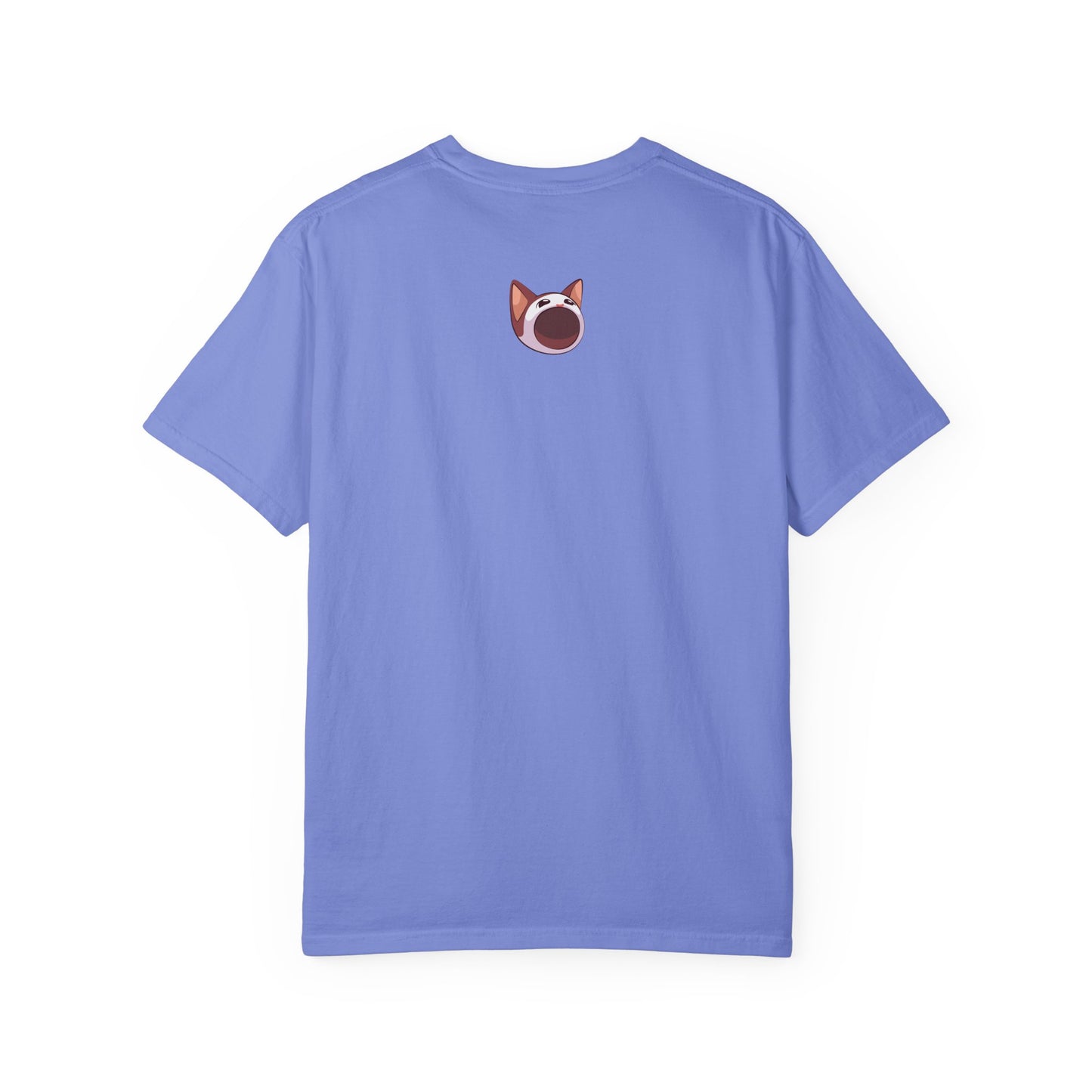 POPCAT Lover T-shirt, Cute Dog and Cat Design, Unisex Cotton Top, Perfect Gift for Animal Lovers, Ideal for Casual Wear or Home