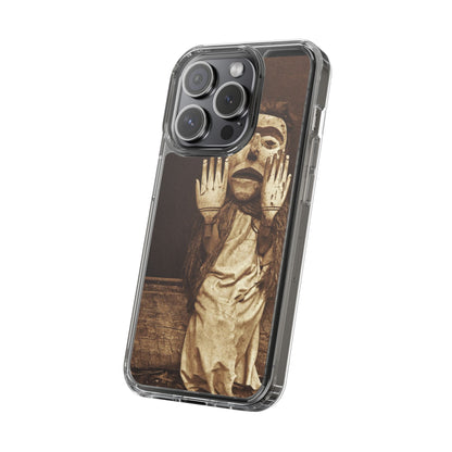 Yei Unique Clear Phone Case with Vintage Puppet Design, Artistic Phone Cover, Retro Style Protection, Gifts for Theater Lovers, Customized [...]