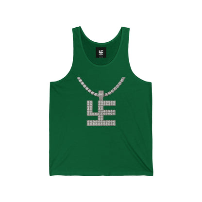 Swasticoin Stylish Unisex Jersey Tank | Casual Summer Wear, Festival Outfit, Graphic Tee for Beach Days, Music Events, Workout Gear