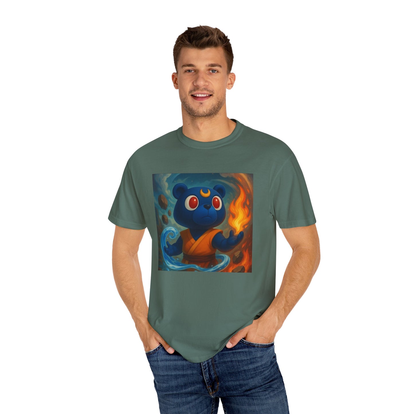 4NBT Whimsical Bear T-Shirt | Cute Cartoon Tee, Gift for Kids, Casual Wear, Unique Graphic Top, Fun Youth Apparel