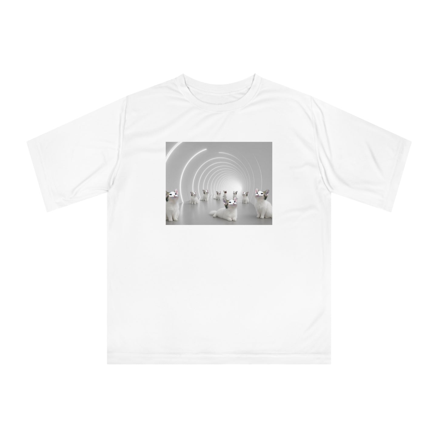 POPCAT Unisex Performance T-shirt with Unique Design, Fitness Apparel, Casual Wear, Gift for Him/Her, Sports Tee, Activewear