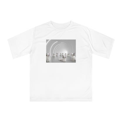 POPCAT Unisex Performance T-shirt with Unique Design, Fitness Apparel, Casual Wear, Gift for Him/Her, Sports Tee, Activewear