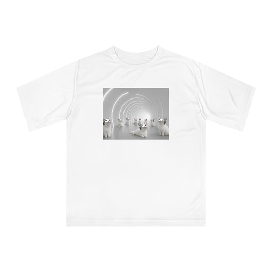 POPCAT Unisex Performance T-shirt with Unique Design, Fitness Apparel, Casual Wear, Gift for Him/Her, Sports Tee, Activewear