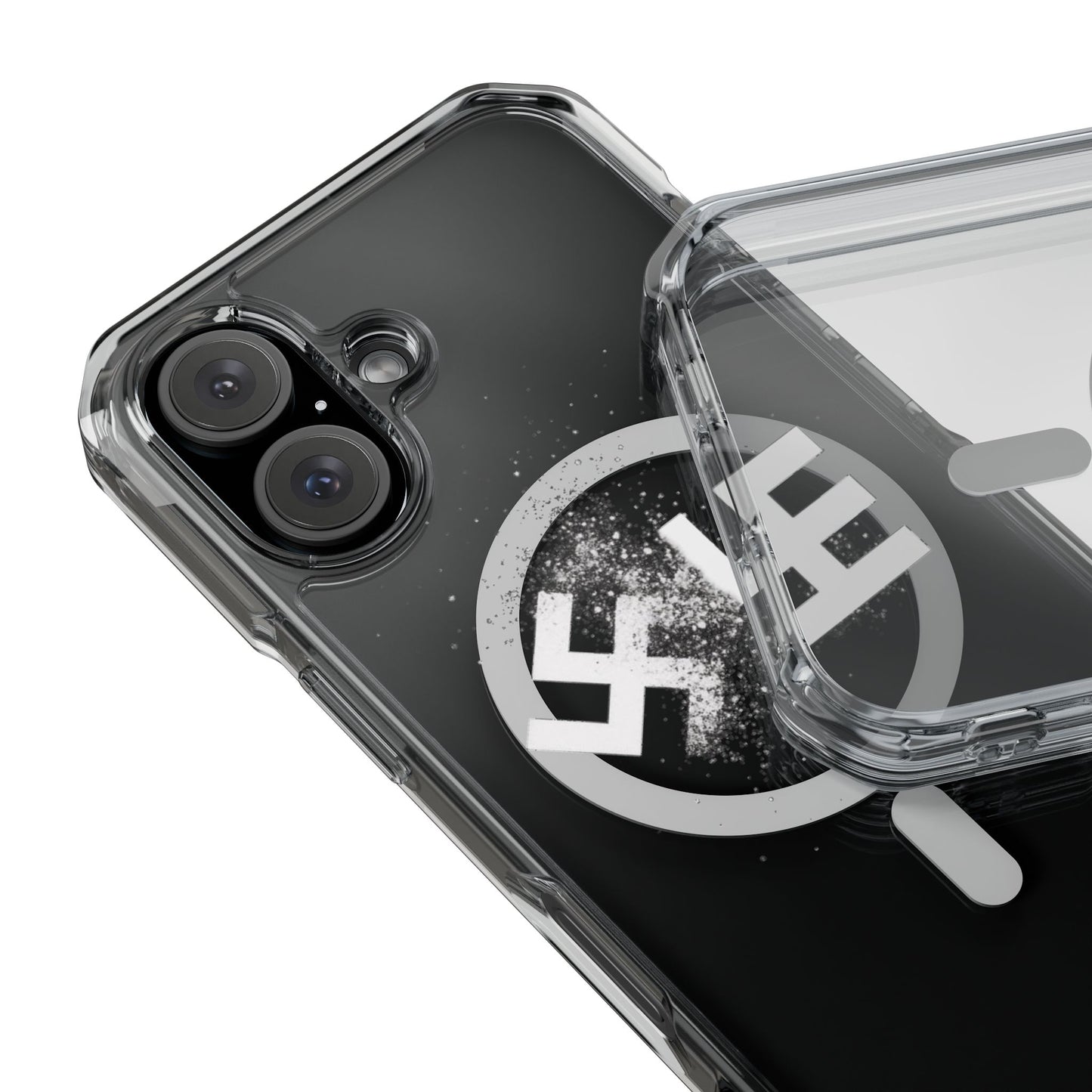 Swasticoin Magnetic Clear Phone Case, Stylish Protective Case for iPhones, Durable and Trendy Phone Cover, Perfect Gift for Tech Lovers, Modern Design