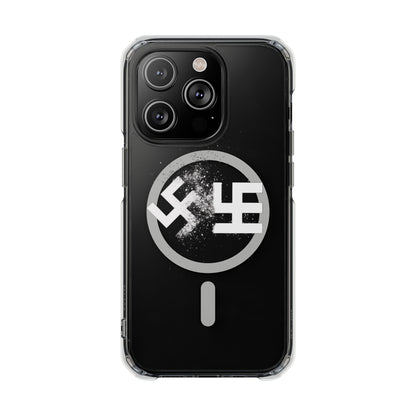 Swasticoin Magnetic Clear Phone Case, Stylish Protective Case for iPhones, Durable and Trendy Phone Cover, Perfect Gift for Tech Lovers, Modern Design