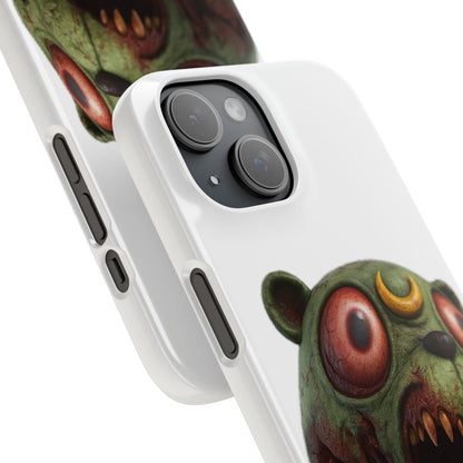 4NBT Zombie Bear Phone Case, Horror Snap Case, Cute but Spooky Accessory, Gift for Halloween, Unique Phone Cover