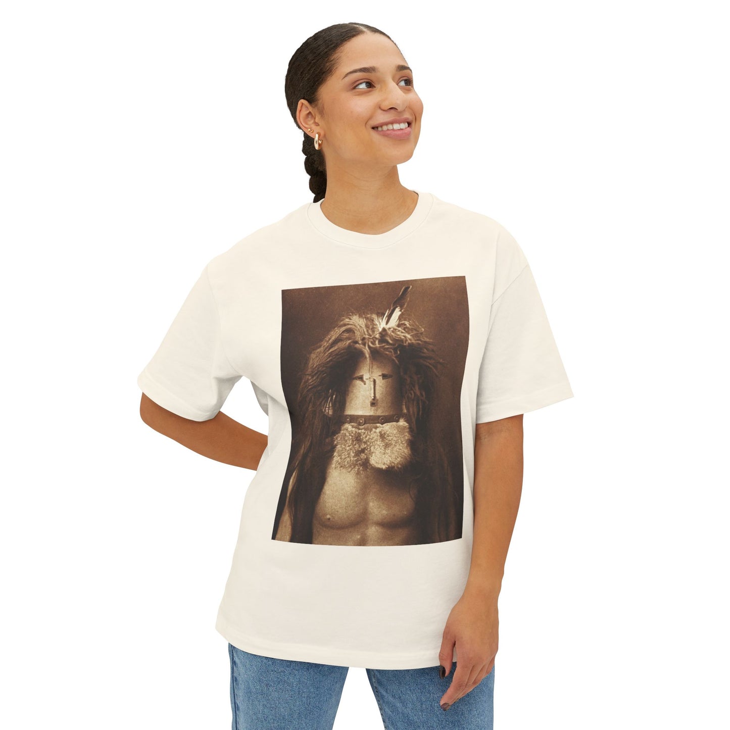 Artistic Oversized Graphic Tee | Yei Style T-Shirt, Unisex Casual Wear, Festival Fashion, Unique Art Top, Statement Piece