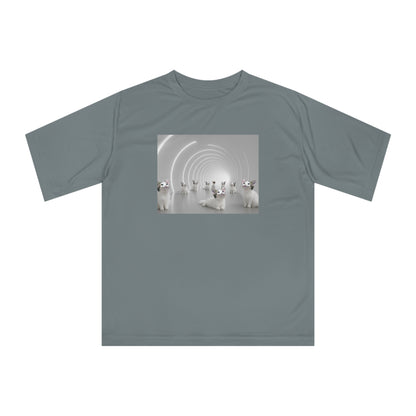 POPCAT Unisex Performance T-shirt with Unique Design, Fitness Apparel, Casual Wear, Gift for Him/Her, Sports Tee, Activewear