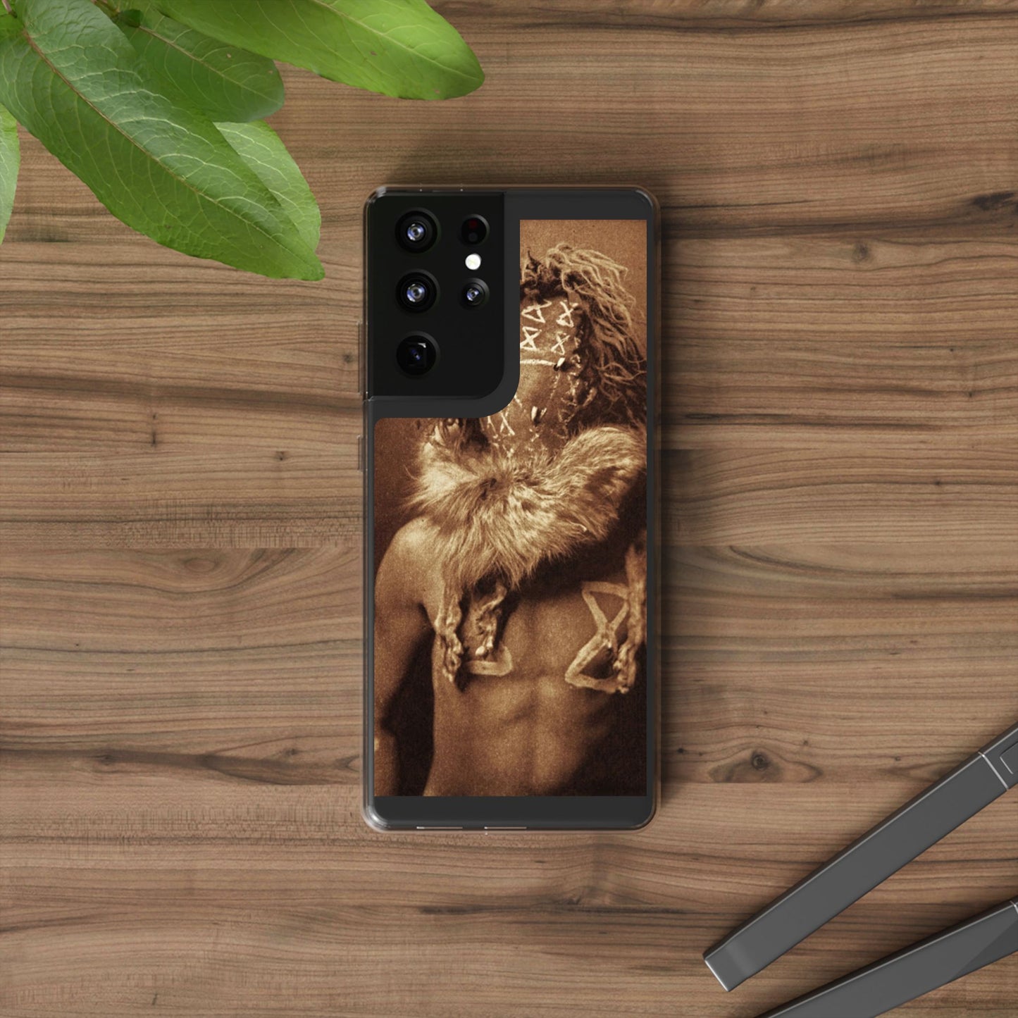 Yei Artistic Clear Phone Case for Unique Expression, Phone Accessories, Nature Lovers, Boho Style, Gift for Him/Her