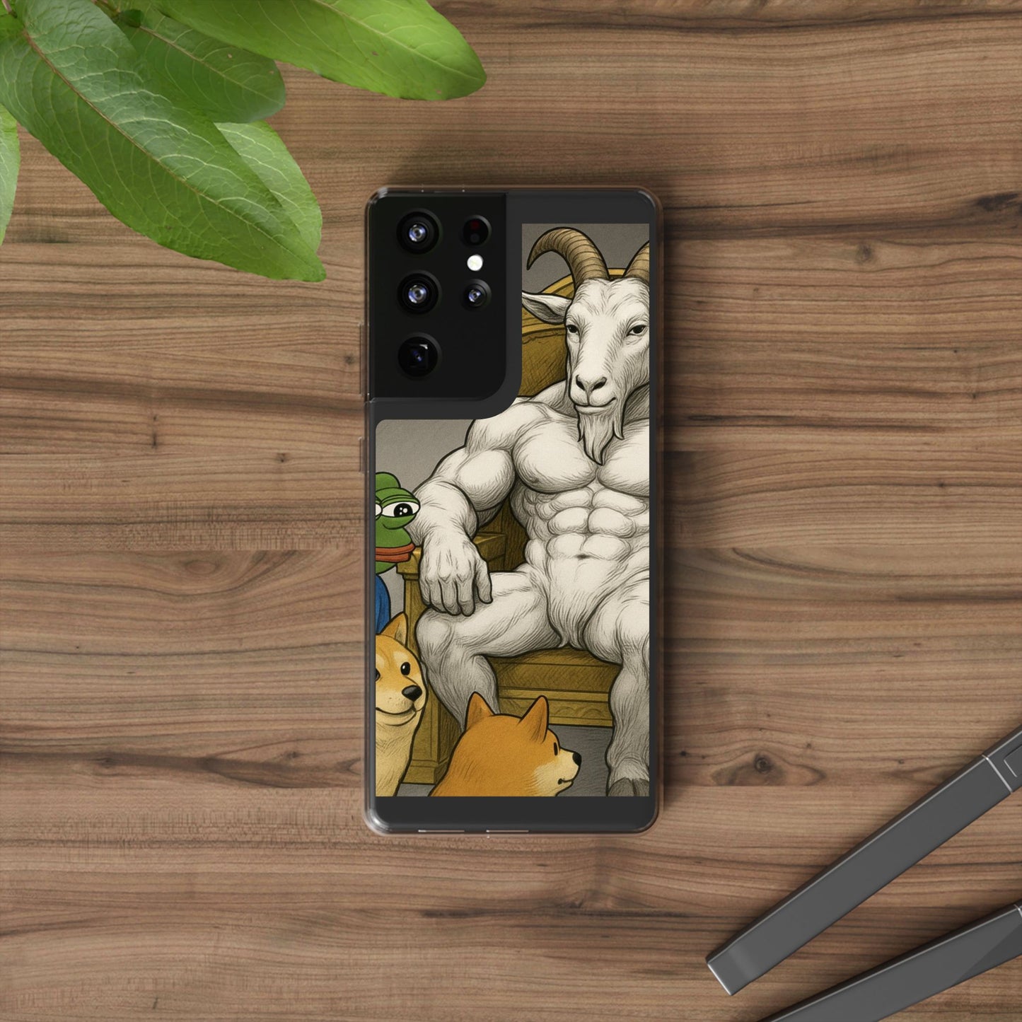 Whimsical Clear Phone Cases with Goat Design - Perfect Gift for Animal Lovers, Unique Phone Accessories, Fun Cell Phone Cases, Quirky [...]