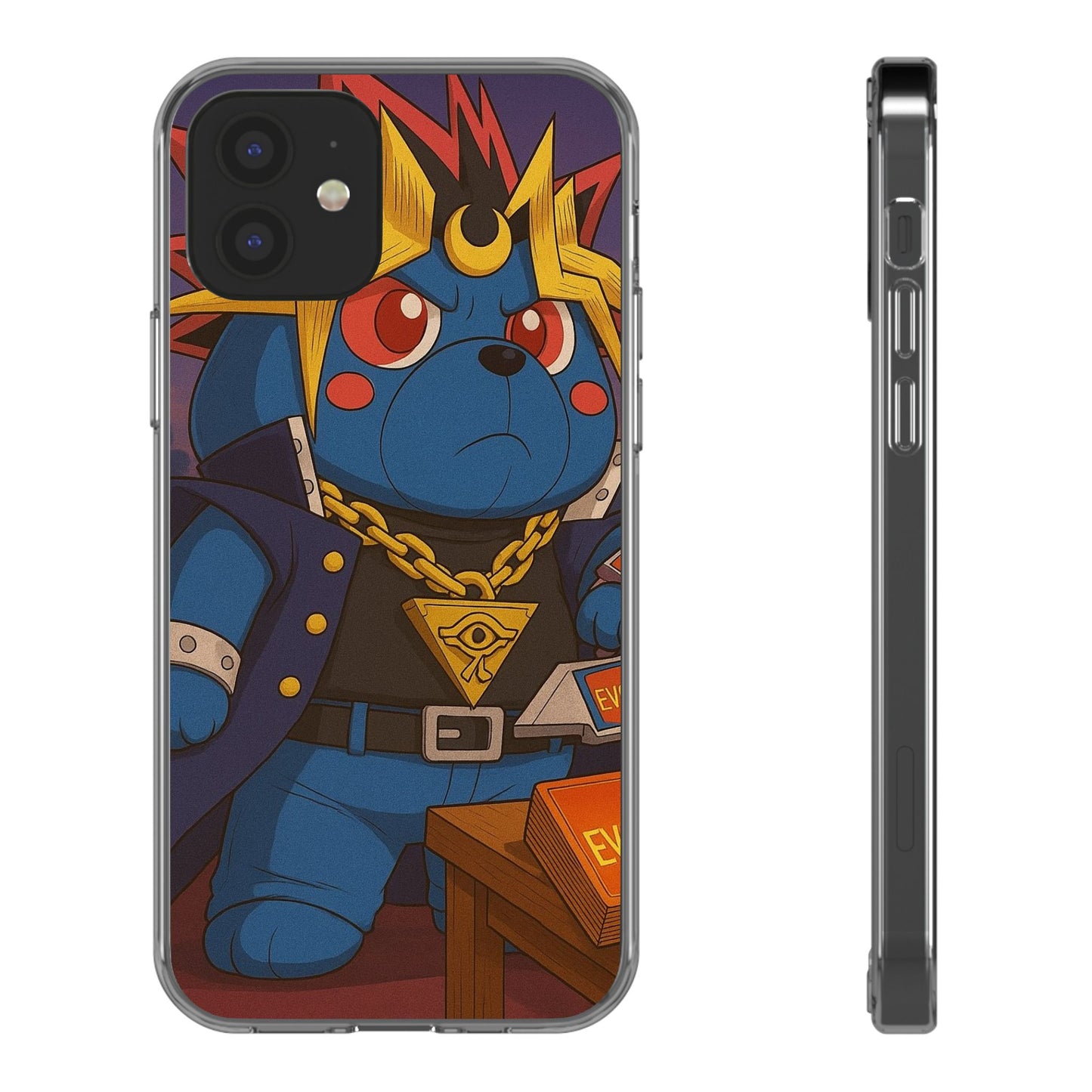 4NBT Clear Cases for Gaming Fans, Illustrated Phone Protection, Cute Anime Style, Collectible Accessories, Perfect Gift for Gamers