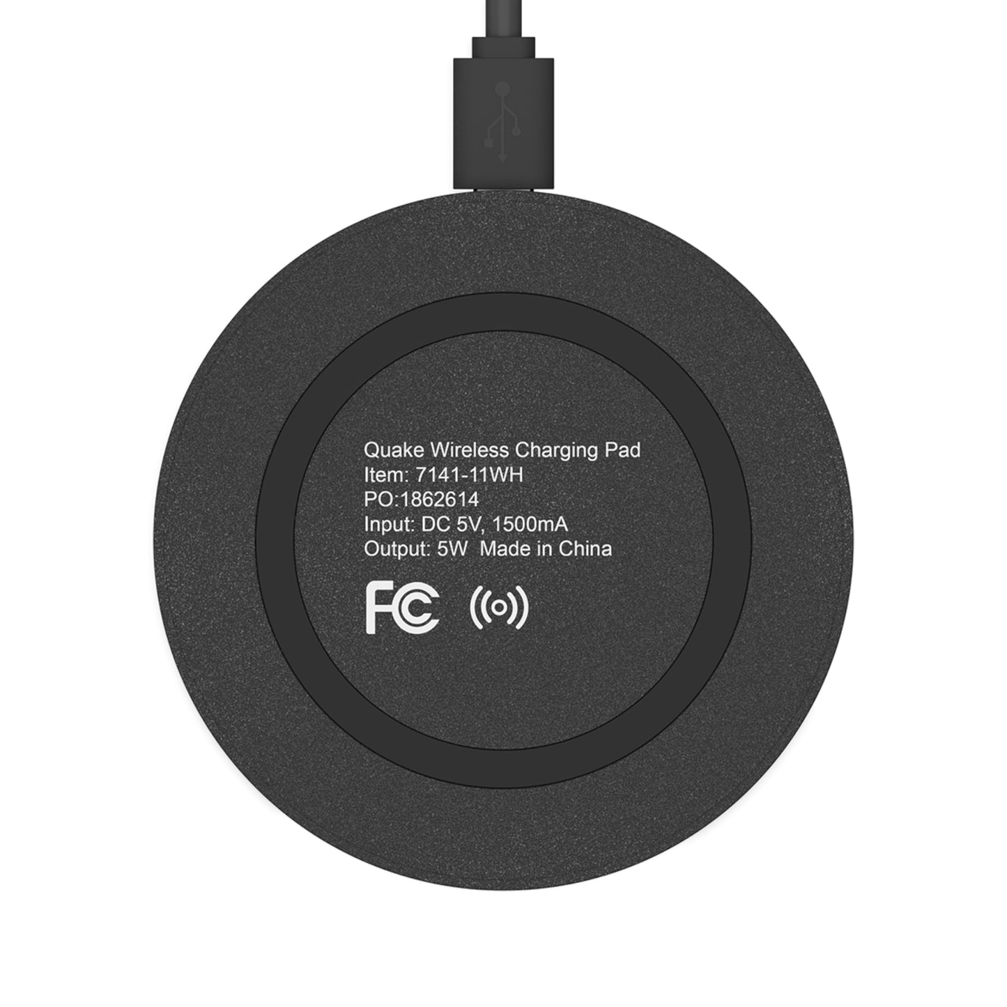 Quake Wireless Charging Pad: Personalized Goat Design, Eco-Friendly Tech Accessory, Ideal for Home, Office, Gifts, and Holidays