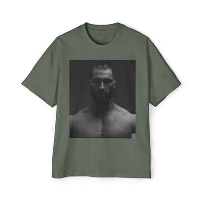 GIGA Stylish Men's Oversized Tee for Comfort Lovers, Casual Wear, Street Style, Gift for Him, Trendy Tee with Gigachad Design