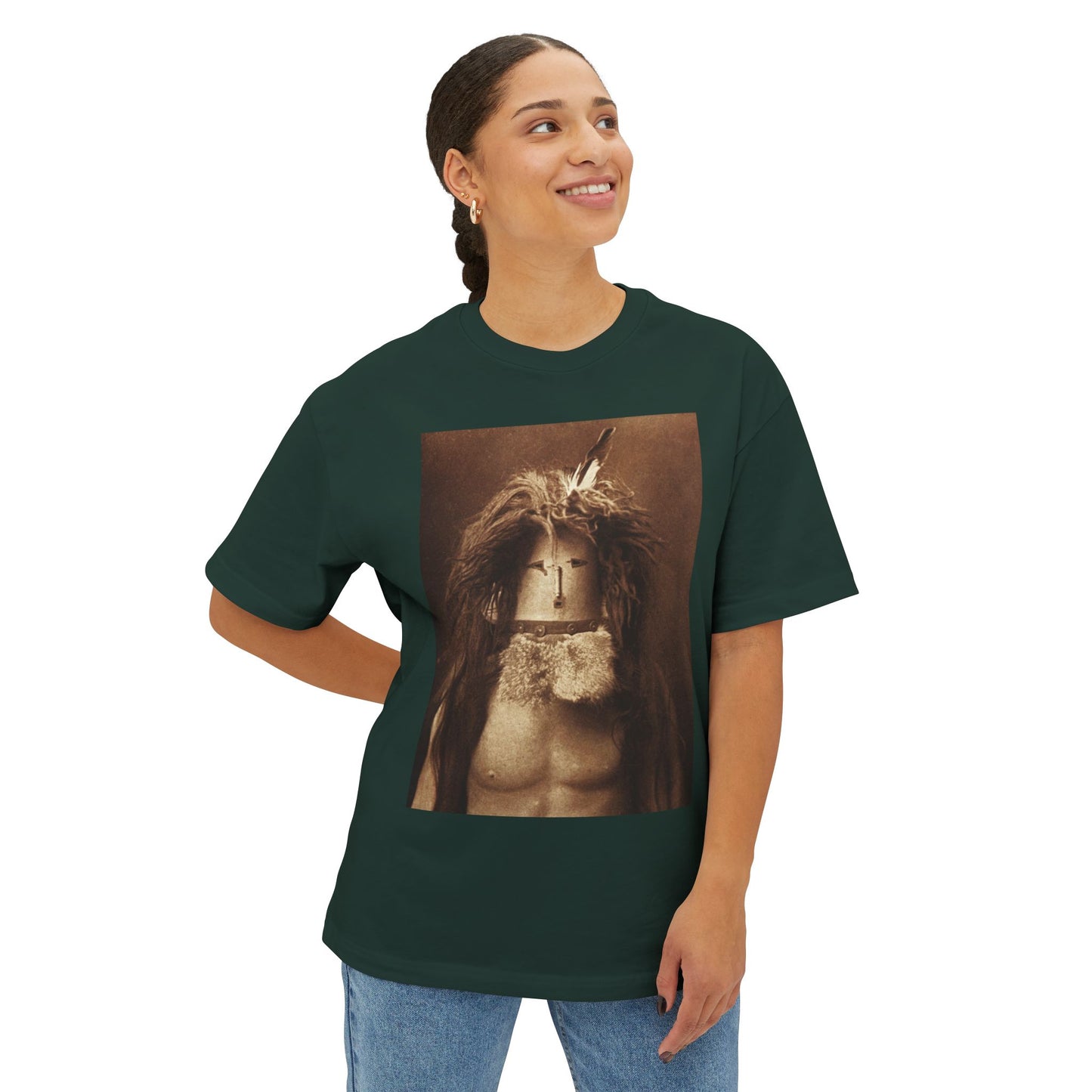 Artistic Oversized Graphic Tee | Yei Style T-Shirt, Unisex Casual Wear, Festival Fashion, Unique Art Top, Statement Piece
