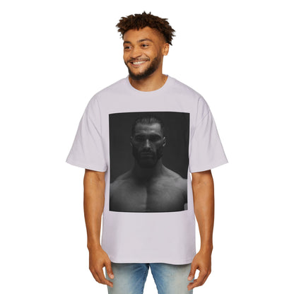 GIGA Stylish Men's Oversized Tee for Comfort Lovers, Casual Wear, Street Style, Gift for Him, Trendy Tee with Gigachad Design
