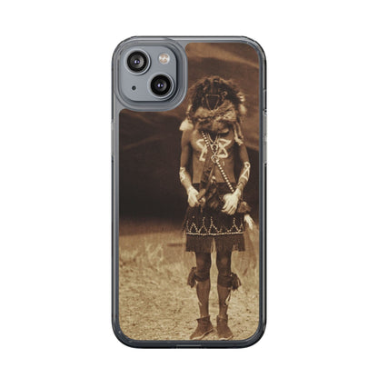 Vintage Spirit Animal Clear Phone Case, Eco-Friendly Cell Phone Cover, Unique Gift for Nature Lovers, Boho Style Mobile Accessory, [...]
