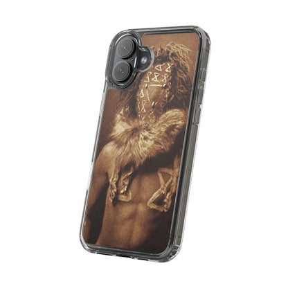 Yei Artistic Clear Phone Case for Unique Expression, Phone Accessories, Nature Lovers, Boho Style, Gift for Him/Her