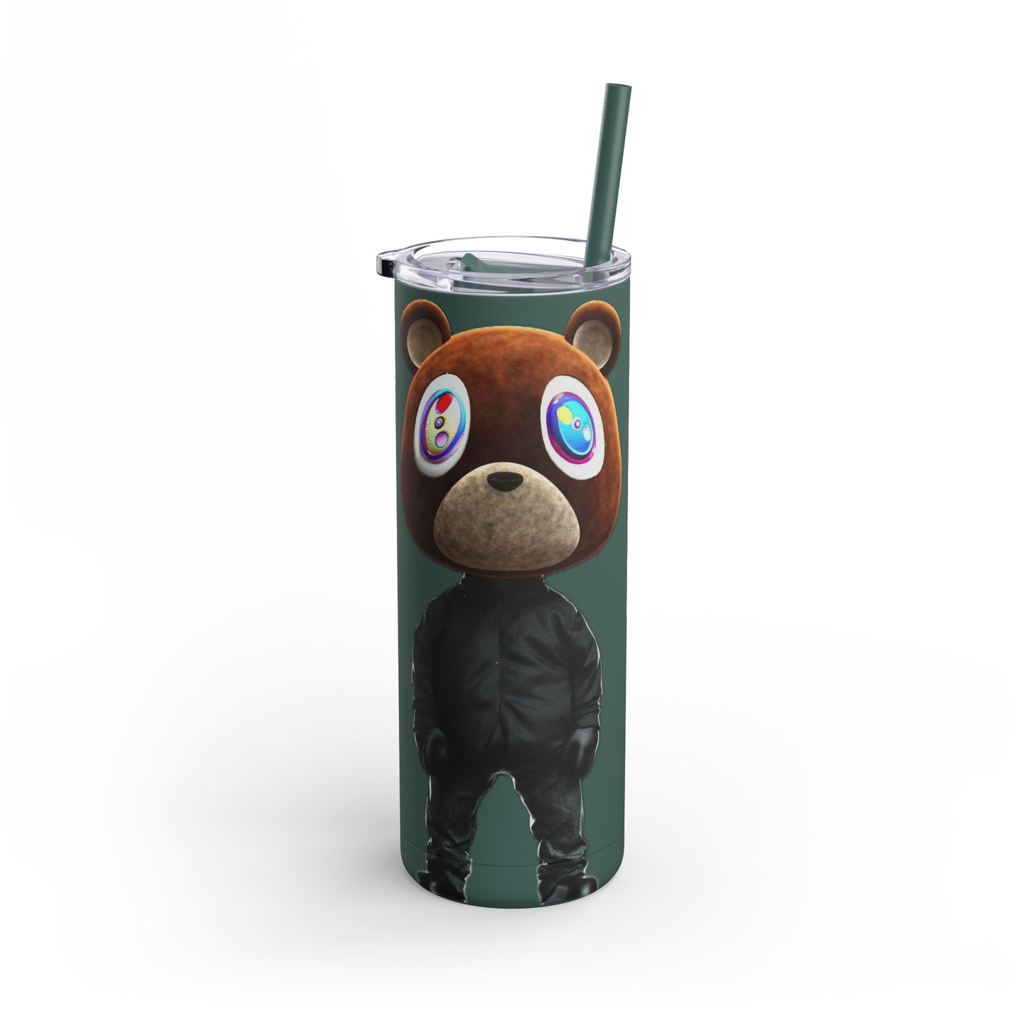 Ye Bear Tumbler, Cute Cartoon Drinkware, Funny Gift for Fans, Perfect for Birthdays & Holidays, 20oz Skinny Cup