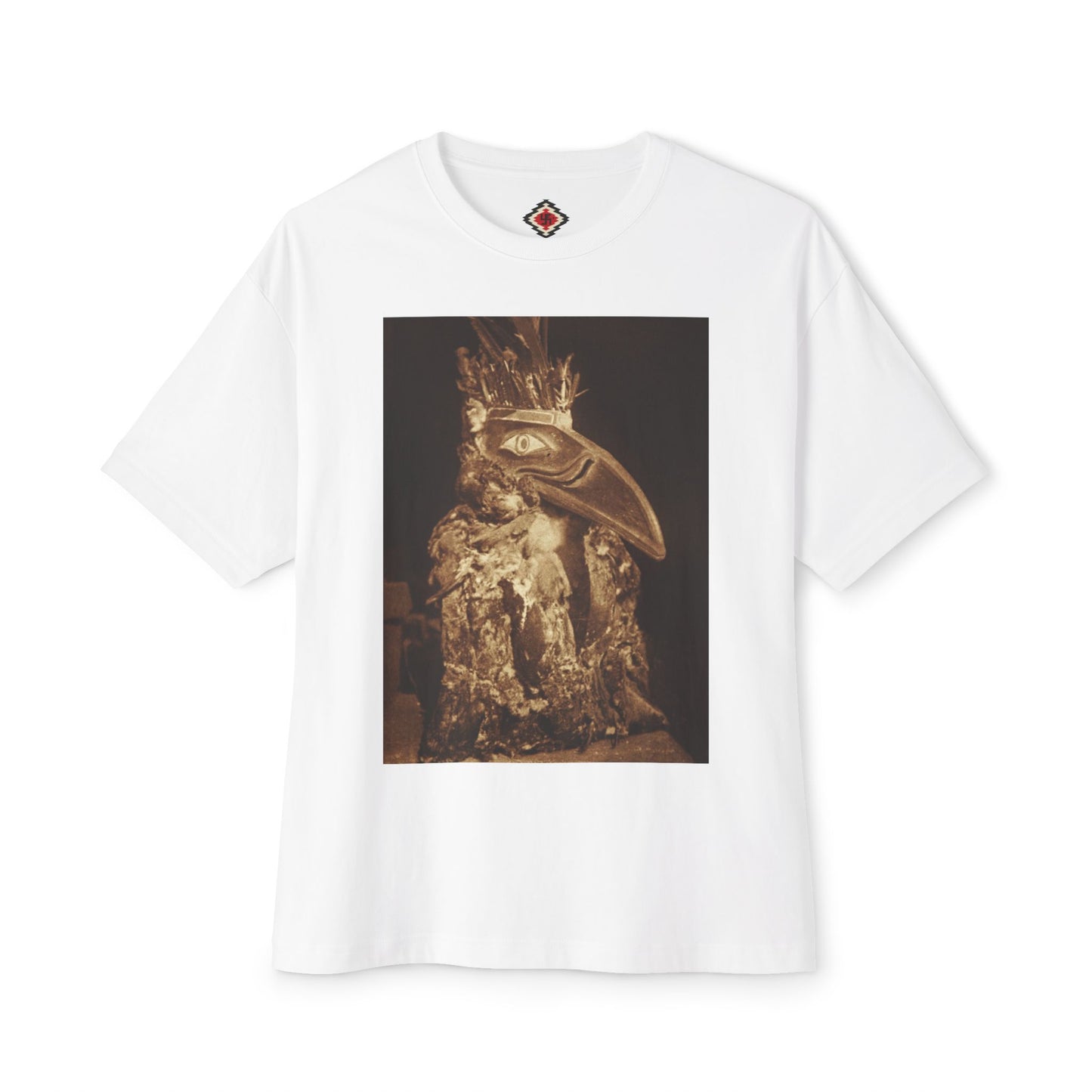 Yei Artistic Oversized Boxy Tee - Unique Graphic Tee, Statement Shirt, Casual Wear, Gift for Art Lovers, Trendy Streetwear