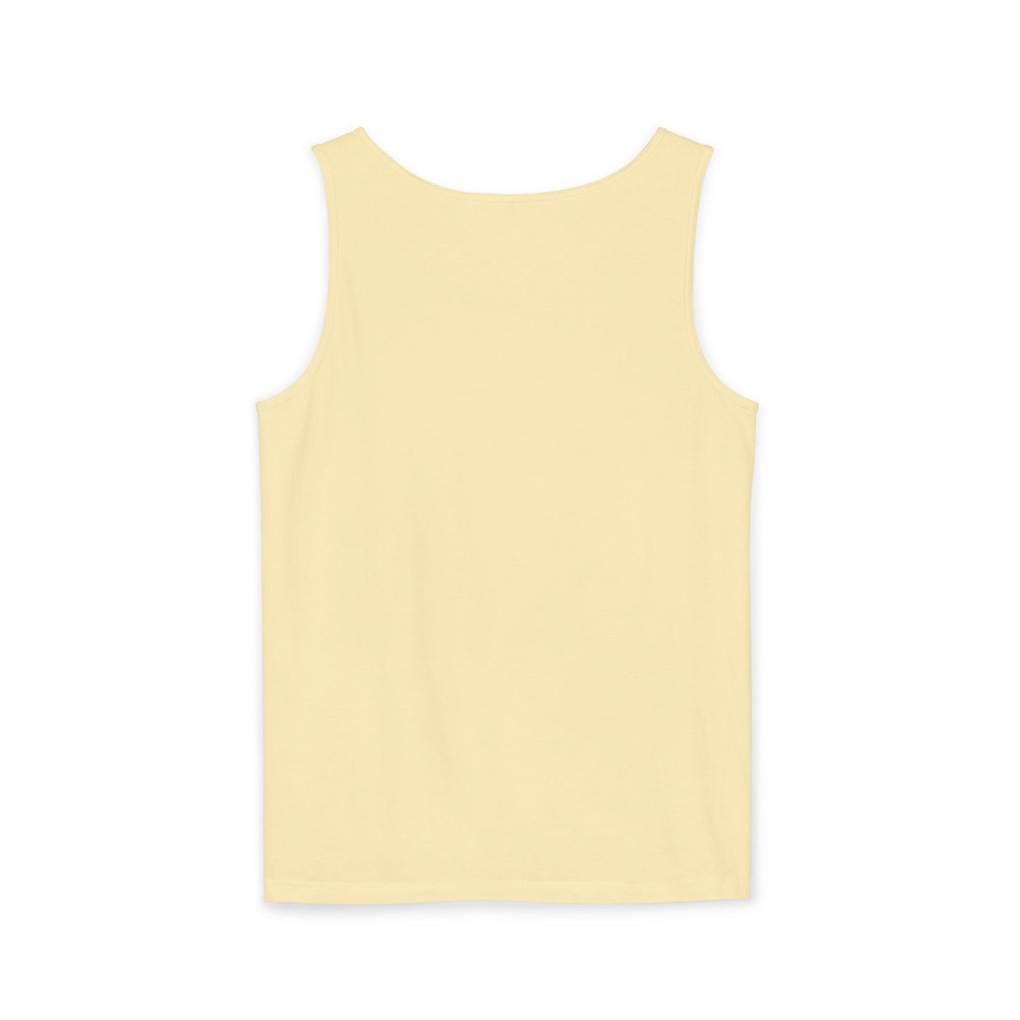 Unisex Garment-Dyed Tank Top with 4NBT Design, Summer Apparel, Casual Wear, Gift for Friends, Individual Expression Top
