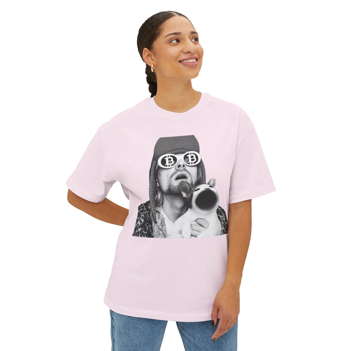 POPCAT Graphic Tee, Relaxed Fashion Top, Unique Gift for Cat Lovers, Funny Statement Shirt, Ideal for Gift Giving