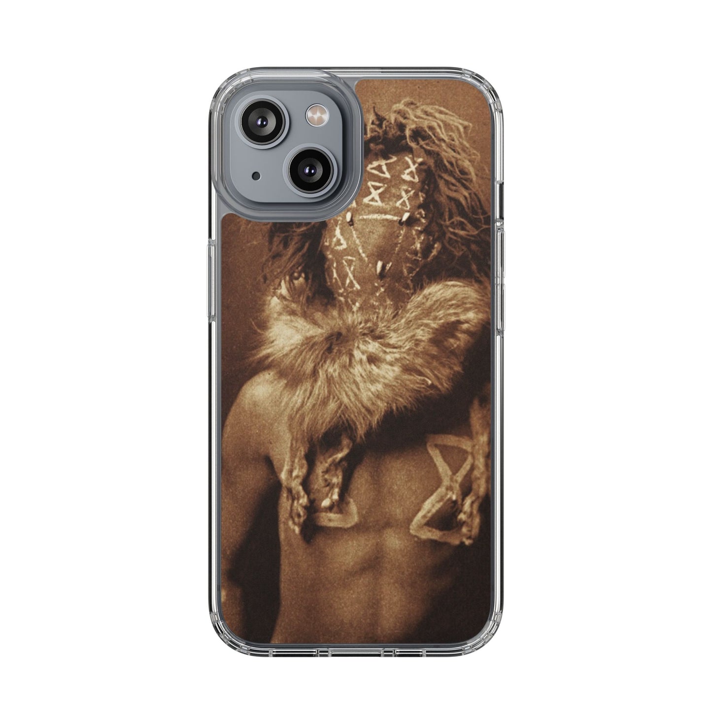 Yei Artistic Clear Phone Case for Unique Expression, Phone Accessories, Nature Lovers, Boho Style, Gift for Him/Her