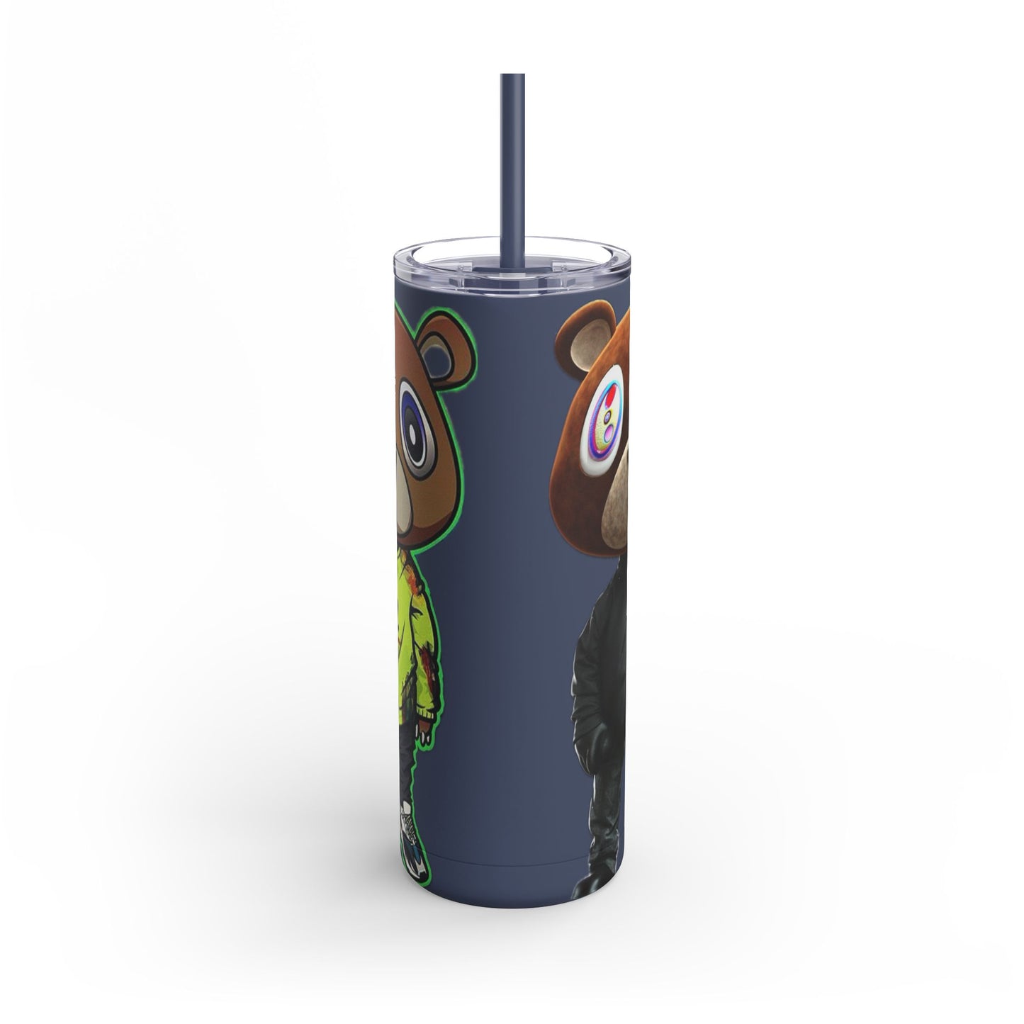 Ye Bear Tumbler, Cute Cartoon Drinkware, Funny Gift for Fans, Perfect for Birthdays & Holidays, 20oz Skinny Cup