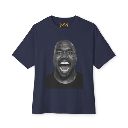 Ye Bold Expression Unisex Oversized Tee - Graphic T-Shirt for Music Lovers, Streetwear, Gift Idea, Casual Wear, Urban Style