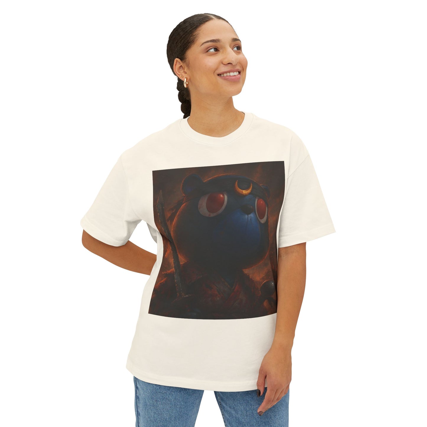 4NBT Fierce Fantasy Graphic Tee, Unisex Oversized Shirt, Casual Streetwear, Gamer Apparel, Unique Gift for Anime Fans