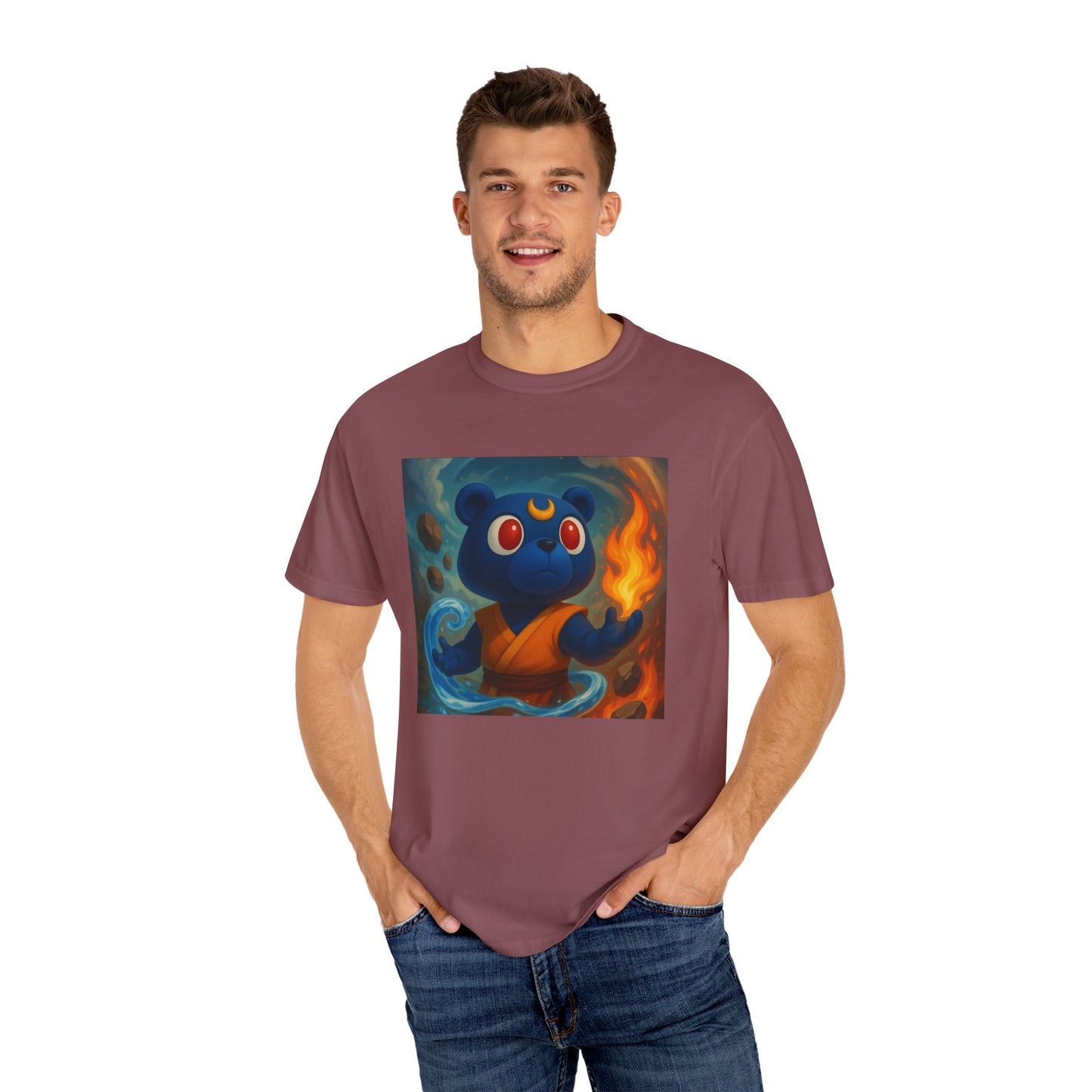 4NBT Whimsical Bear T-Shirt | Cute Cartoon Tee, Gift for Kids, Casual Wear, Unique Graphic Top, Fun Youth Apparel