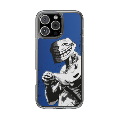 TROLL Clear Cases with Bold Graphic Design, Awesome Phone Accessories, Unique Gifts, Cartoon Phone Covers, Trendy Tech Gear