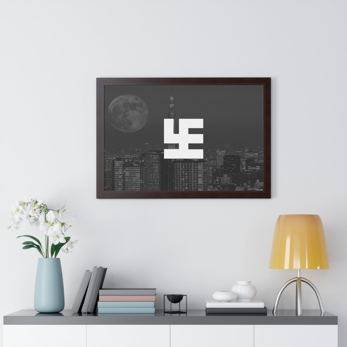 Swasticoin Urban Nightscape Framed Poster | Modern Wall Art for Home Decor, Gift for Art Lovers, Minimalist Design, Office Wall Art, Black and [...]