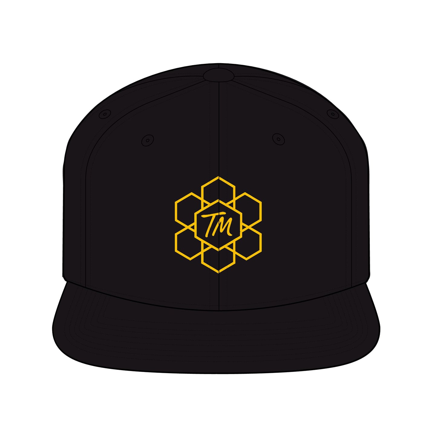 Trench Merch Stylish Unisex Snapback Hat, Trendy Bee Inspired Cap, Summer Accessory, Gift for Him/Her, Outdoor Sports Hat, Festival Headwear