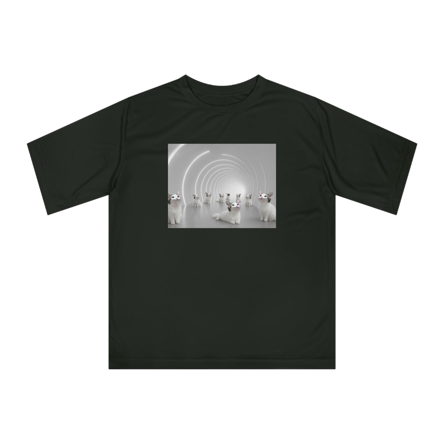 POPCAT Unisex Performance T-shirt with Unique Design, Fitness Apparel, Casual Wear, Gift for Him/Her, Sports Tee, Activewear