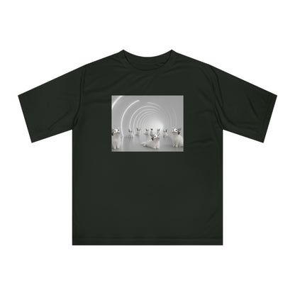POPCAT Unisex Performance T-shirt with Unique Design, Fitness Apparel, Casual Wear, Gift for Him/Her, Sports Tee, Activewear