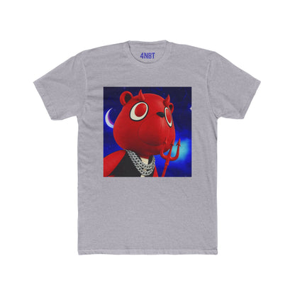 4NBT Red Bear Graphic Tee - Fun Unisex Cotton Crew Tee, Casual Wear, Gamer Shirt, Unique Gift, Streetwear Style