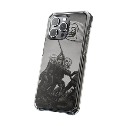 TROLL Flag Phone Case, Trendy Phone Cover, Gift for Gamers, Unique Phone Accessory, Funny Phone Protection