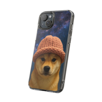 WIF Lovers Clear Phone Case, Cute Phone Cover for Animal Lovers, Pet Gift, Trendy Smartphone Accessory, Unique Dog Case