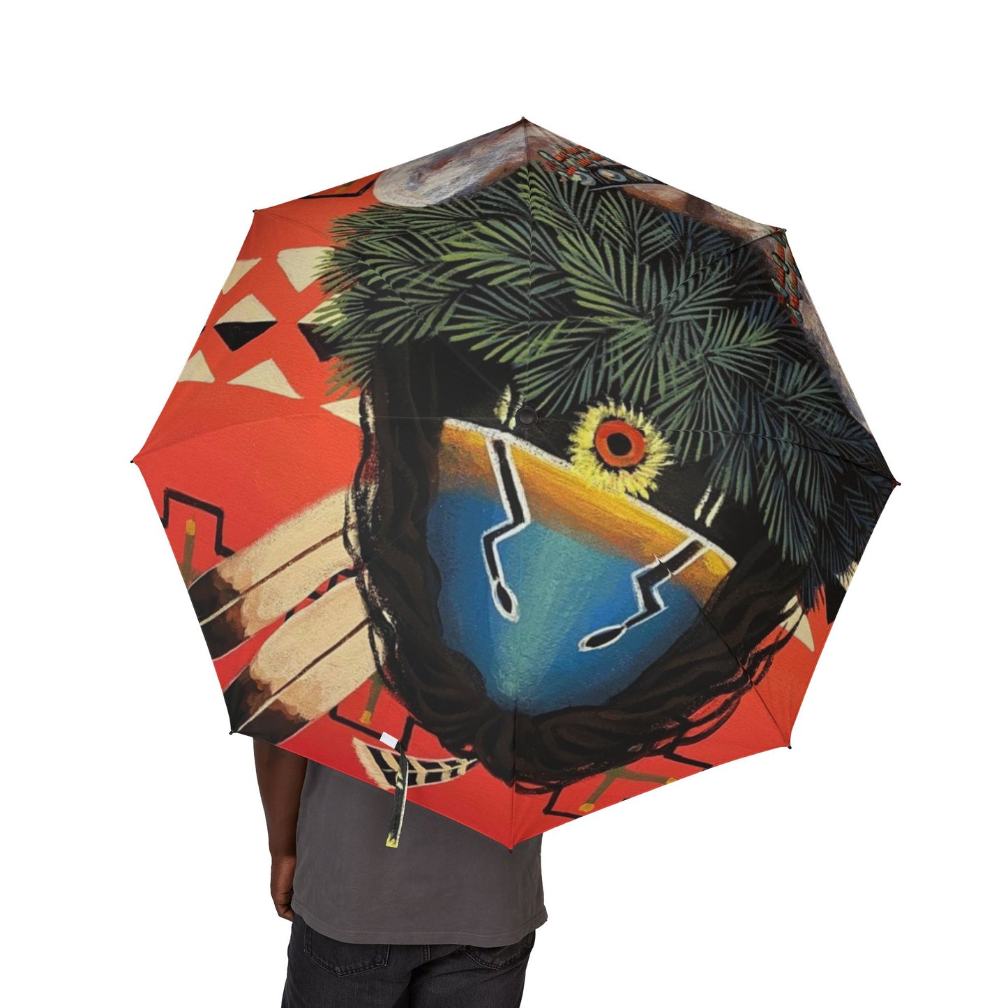 Yei Vibrant Artistic Umbrella with Indigenous Design, Stylish Rain Gear, Unique Gift for Art Lovers, Compact Travel Umbrella, Boho Chic [...]