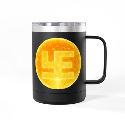 9gy Swsaticoin Vibrant Coffee Mug Tumbler for Cozy Sips, Bright Colors, Unique Design, Gift for Cat Lovers, Perfect for Daily Use
