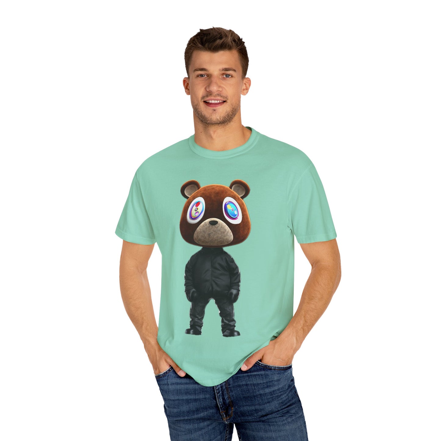 Ye Bear Graphic Unisex T-Shirt, Cute Casual Tee, Gift for Animal Lovers, Streetwear Top, Unique Graphic Tee