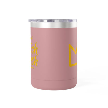 Trench Merch Crown Coffee Mug Tumbler, Perfect for Beach Lovers, Gifts for Friends, Summer Getaways, Adventure Travel, Crown Design