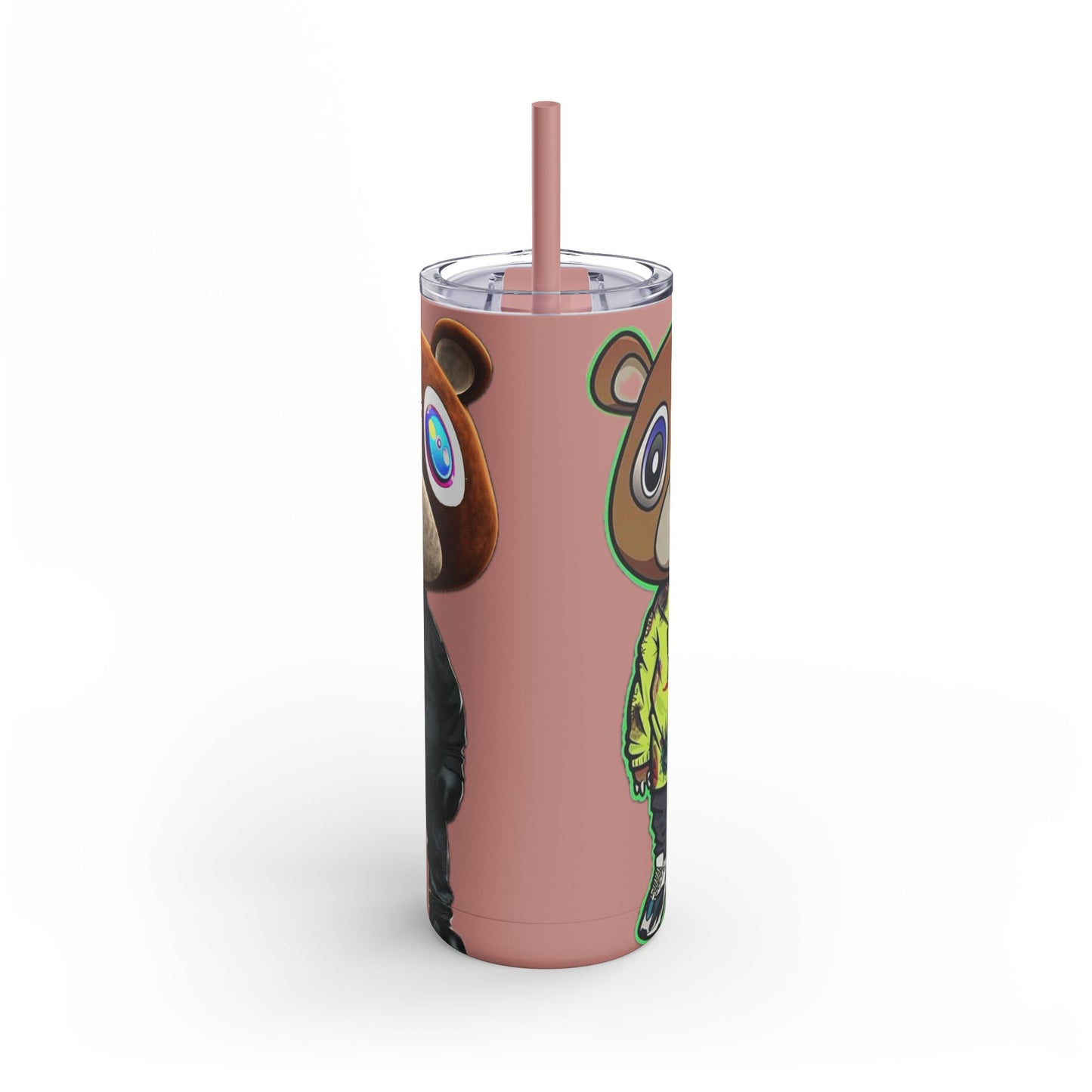 Ye Bear Tumbler, Cute Cartoon Drinkware, Funny Gift for Fans, Perfect for Birthdays & Holidays, 20oz Skinny Cup