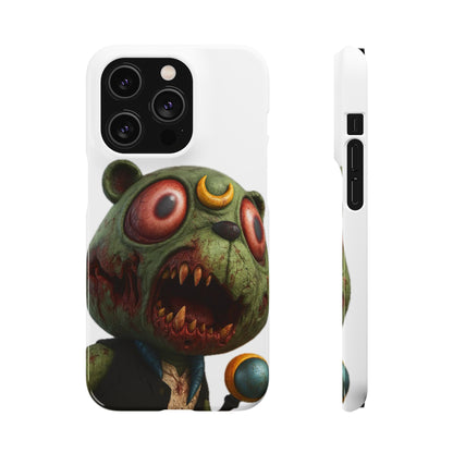 4NBT Zombie Bear Phone Case, Horror Snap Case, Cute but Spooky Accessory, Gift for Halloween, Unique Phone Cover