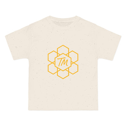 Trench Merch Short-Sleeve T-Shirt with Hexagon Design, Casual Tee for Every Day, Graphic Shirt for Gifts, Summer Wear, Unisex Apparel