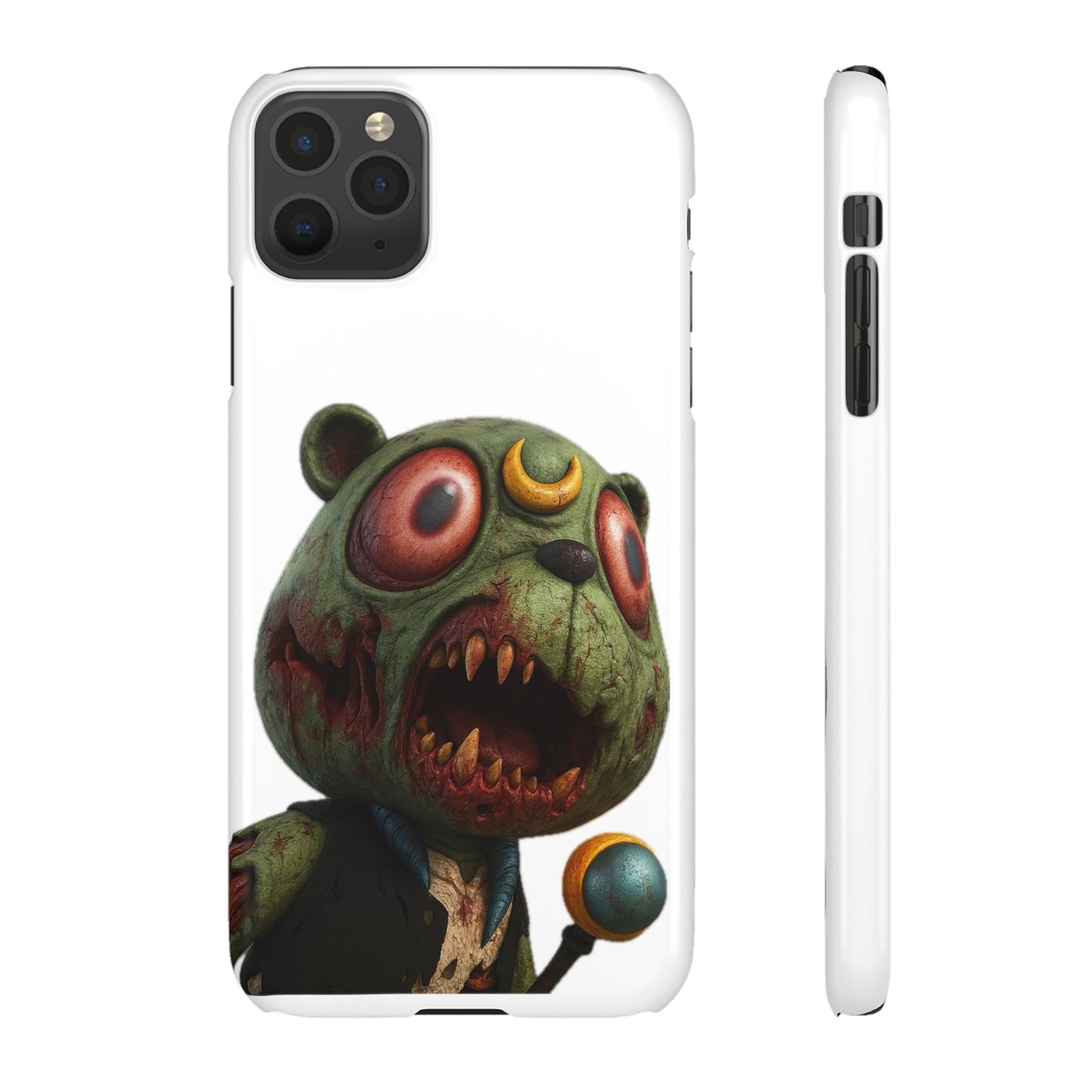 4NBT Zombie Bear Phone Case, Horror Snap Case, Cute but Spooky Accessory, Gift for Halloween, Unique Phone Cover