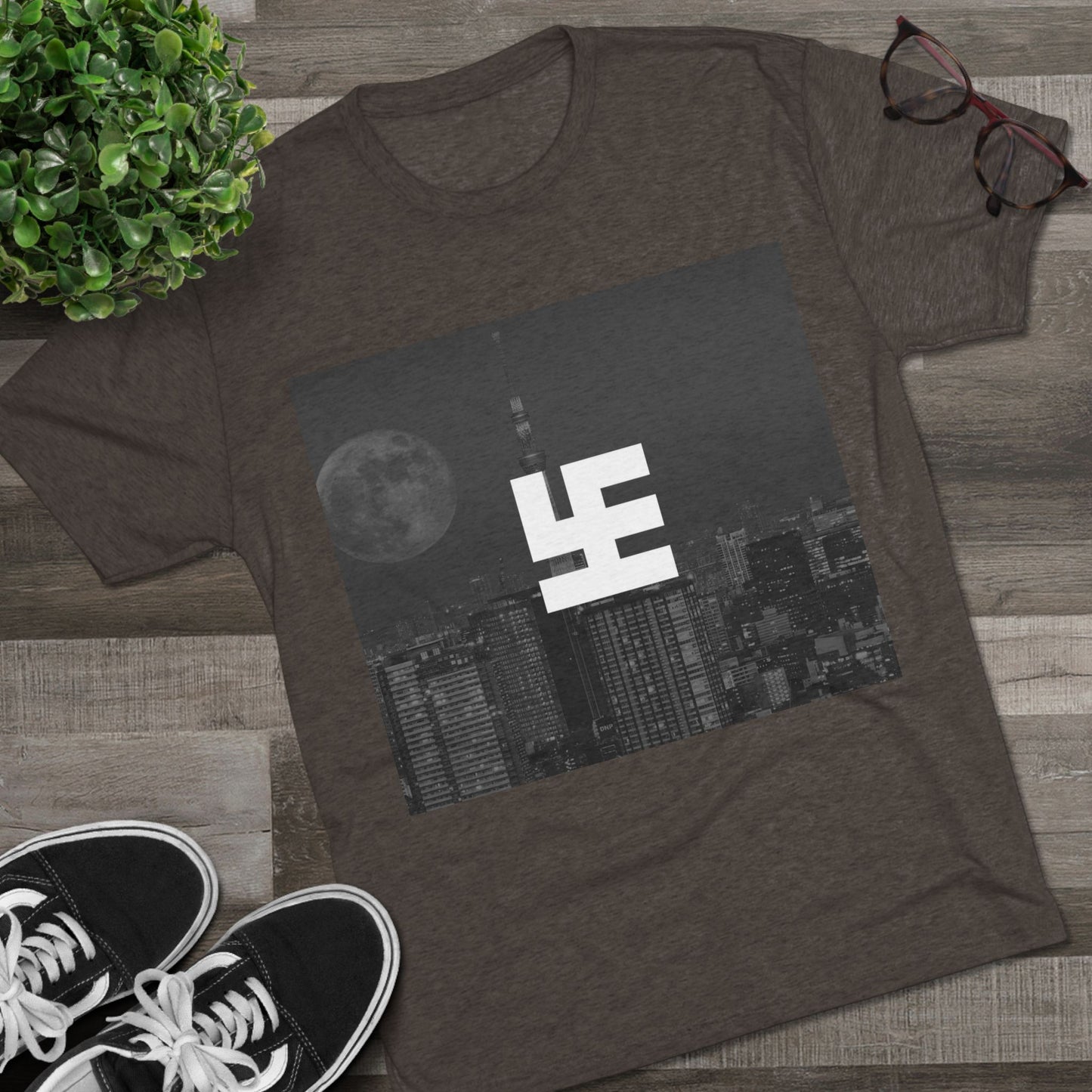 Swasticoin Urban Skyline Graphic Tee, Vintage City Aesthetic Shirt, Unisex Tri-Blend Crew Tee for Casual Style, Perfect Gift for City Lovers, [...]