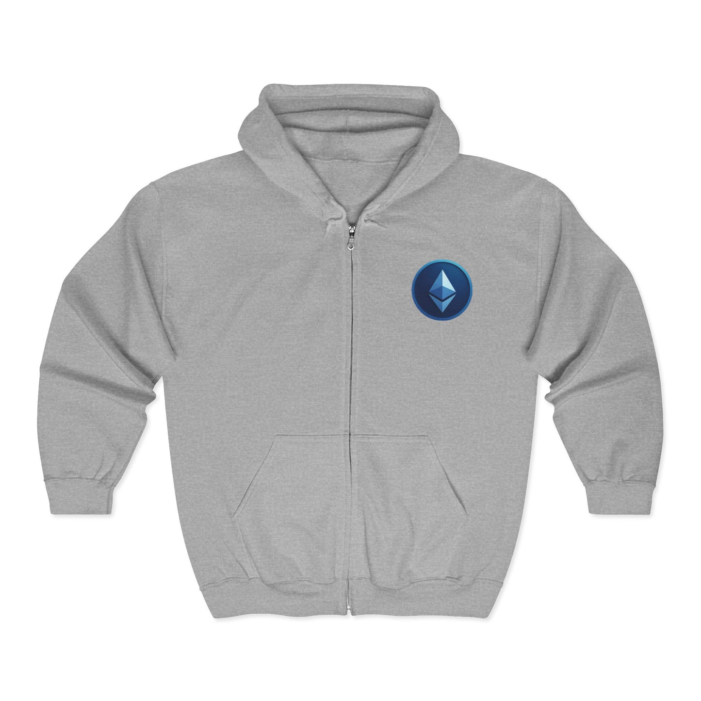 Ethereum Unisex Heavy Blend™ Full Zip Hooded Sweatshirt