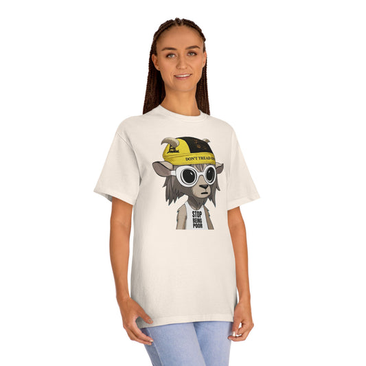 Cool Goat Graphic Tee - Perfect for Casual Outings, Gifts for Friends, Streetwear Style, Animal Lover’s Apparel, Funny Tee