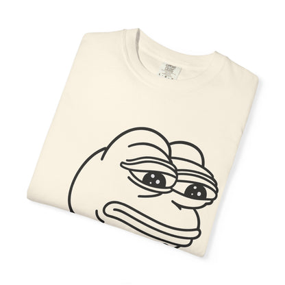 Thoughtful Pepe Unisex T-Shirt, Funny Graphic Tee, Gift for Friends, Casual Wear, Meme Inspired Fashion